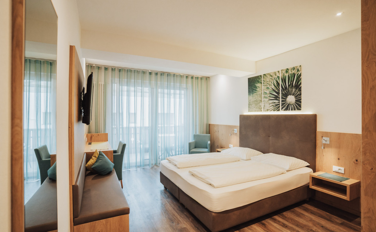 Doppelzimmer Komfort Hotel Römerrast in Kaltern